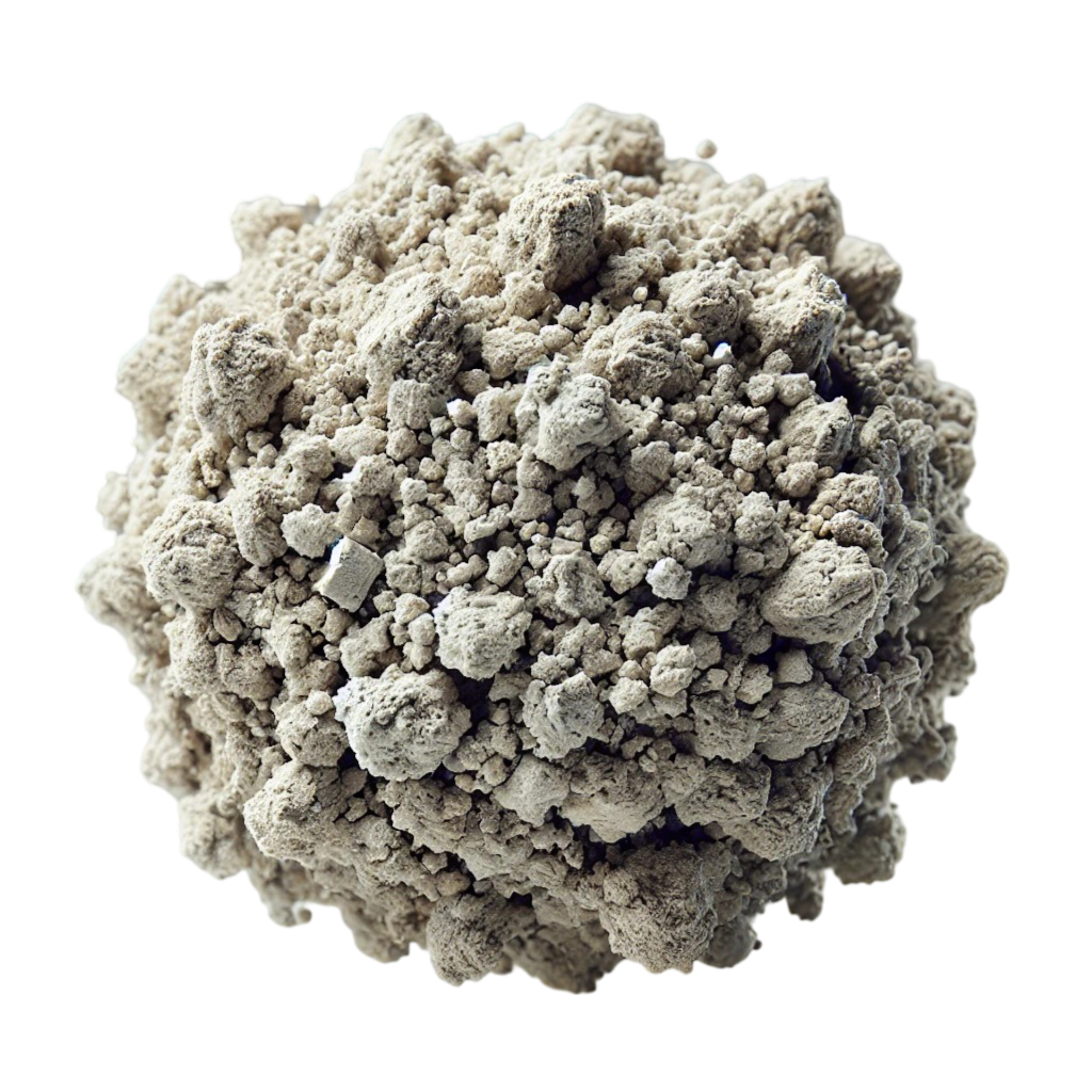bentonite zoomed in